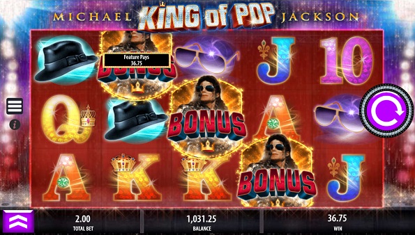 Michael Jackson King of Pop Slot by Bally